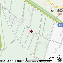 茨城県常総市栗山新田464周辺の地図