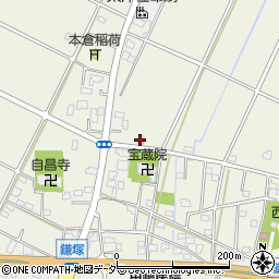 鴻巣市役所　鎌塚汚水中継ポンプ場周辺の地図