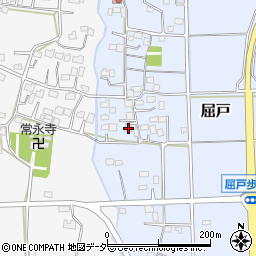 埼玉県熊谷市屈戸104周辺の地図