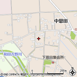 埼玉県熊谷市中恩田505周辺の地図