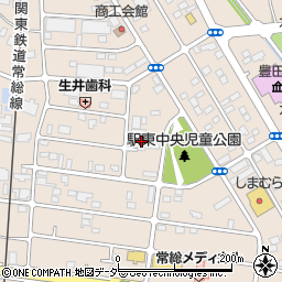 茨城県常総市新石下3850周辺の地図