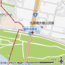 福井大橋北周辺の地図