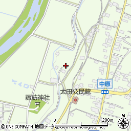 長野県塩尻市太田770周辺の地図