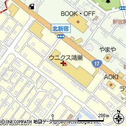 ＡＢＣ‐ＭＡＲＴウニクス鴻巣店周辺の地図