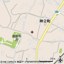 茨城県土浦市神立町1277-1周辺の地図