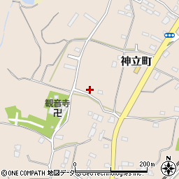 茨城県土浦市神立町1277-3周辺の地図