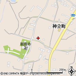 茨城県土浦市神立町1277-5周辺の地図