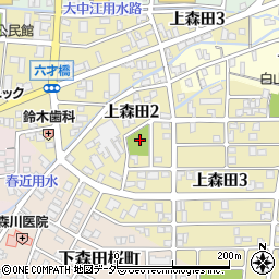 亀田公園周辺の地図