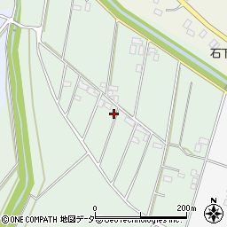 茨城県常総市栗山新田周辺の地図
