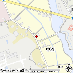 茨城県常総市中沼693周辺の地図