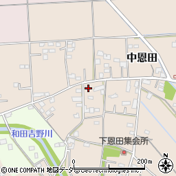 埼玉県熊谷市中恩田506周辺の地図