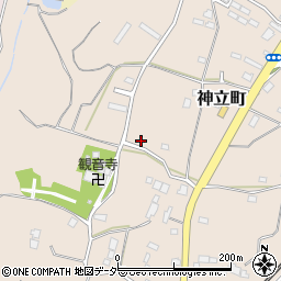 茨城県土浦市神立町1277-4周辺の地図