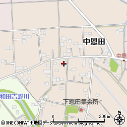 埼玉県熊谷市中恩田507周辺の地図