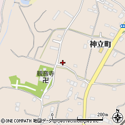 茨城県土浦市神立町1277-2周辺の地図
