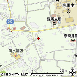 長野県塩尻市洗馬2596周辺の地図