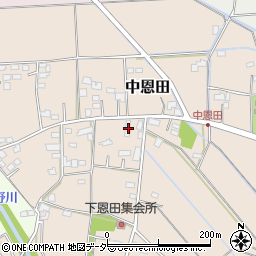 埼玉県熊谷市中恩田521周辺の地図