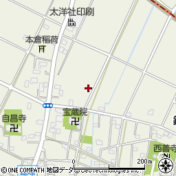 埼玉県鴻巣市鎌塚周辺の地図