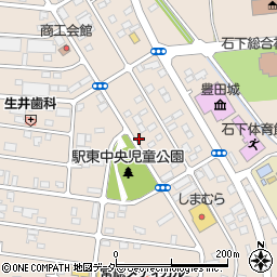 茨城県常総市新石下3871-2周辺の地図