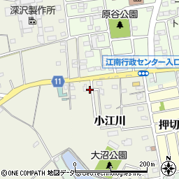 埼玉県熊谷市小江川2210-5周辺の地図