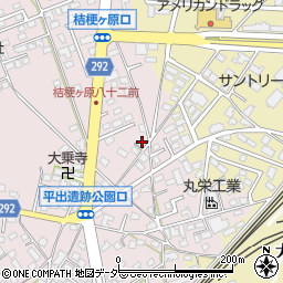 長野県塩尻市桔梗ケ原71-185周辺の地図