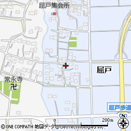 埼玉県熊谷市屈戸97周辺の地図