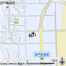 埼玉県熊谷市屈戸周辺の地図