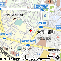 八番町公民館周辺の地図