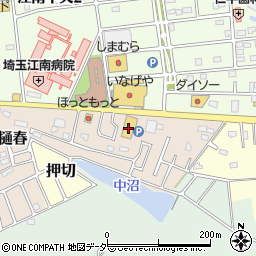 ウエルシア熊谷江南店周辺の地図