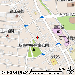 茨城県常総市新石下3870周辺の地図