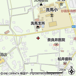 長野県塩尻市洗馬2556周辺の地図