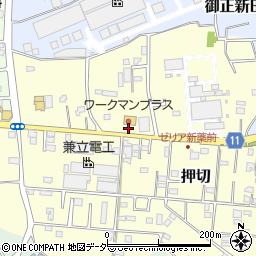ワークマンプラス埼玉江南店駐車場周辺の地図