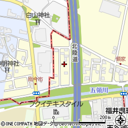 福井県吉田郡永平寺町松岡領家周辺の地図