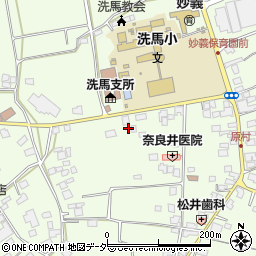 長野県塩尻市洗馬2558周辺の地図