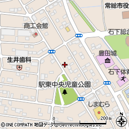 茨城県常総市新石下3869周辺の地図