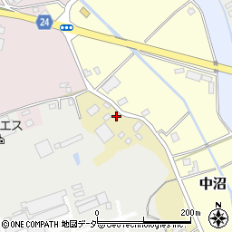 茨城県常総市大沢新田103周辺の地図