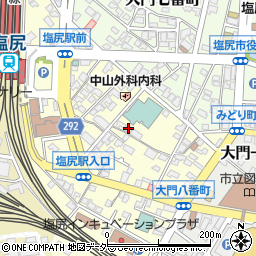 ホテル中村屋従業員寮周辺の地図