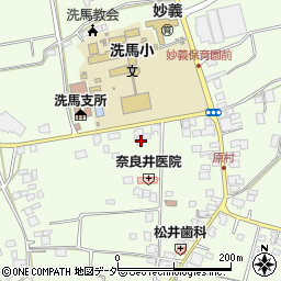 長野県塩尻市洗馬2560周辺の地図