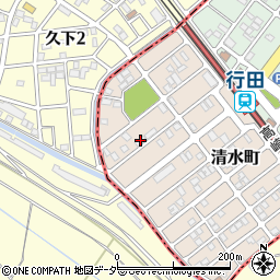 行田ハイツＡ周辺の地図