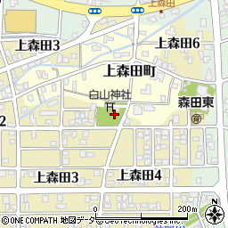上森田公園周辺の地図