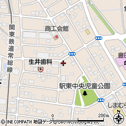 茨城県常総市新石下3846周辺の地図