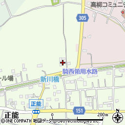 埼玉県加須市正能207周辺の地図