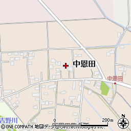 埼玉県熊谷市中恩田527-1周辺の地図