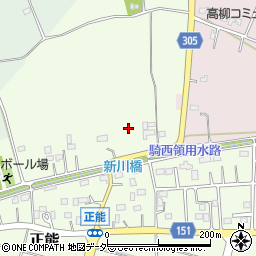 埼玉県加須市正能206周辺の地図