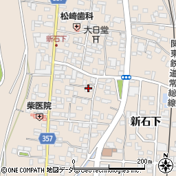 茨城県常総市新石下325周辺の地図