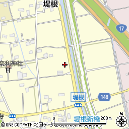 埼玉県行田市堤根590周辺の地図
