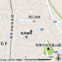 茨城県常総市新石下3664周辺の地図