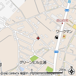 茨城県土浦市神立町3634-6周辺の地図
