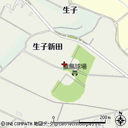 茨城県坂東市生子新田819周辺の地図