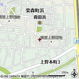 福井県福井市上野本町新周辺の地図