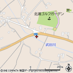 茨城県行方市小貫87周辺の地図